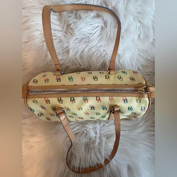 Dooney & Bourke Monogram Rainbow Barrel Bag - Picture 2 of 16